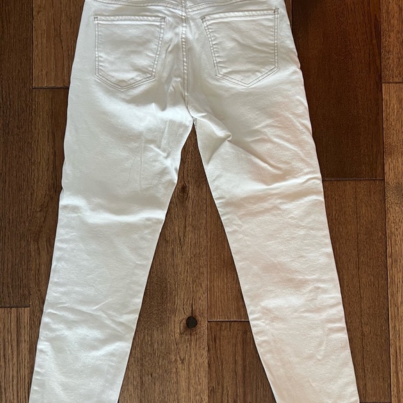 Mango grace crop slim fit cream jeans size 4/36 - Picture 2 of 7
